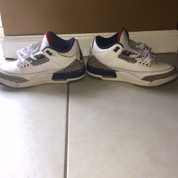 Mens true blue jordan 3s - Picture 2 of 3